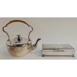 A lot comprising an EP kettle and an EP cigarette box (2) Condition Report: Available upon request