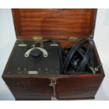 A vintage radio in case Condition Report: Available upon request