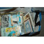 A large collection of various postcards, OS road maps etc Condition Report: Available upon request