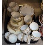 Assorted teawares including Roslyn china Condition Report: Available upon request