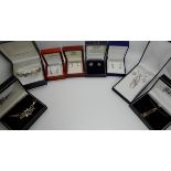 A collection of silver jewellery to include items by Ortak, and Hot Diamonds etc Condition Report: