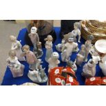 A collection of Nao and Lladro figures mainly of children and pets (13) Condition Report: all in