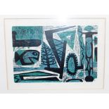 MARK DIXON Story time, signed, woodcut, 24 x 34cm, JOHNSTON ROBERTSON Summer Lighting, signed,