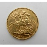 A gold full sovereign, 1893 Condition Report: Available upon request