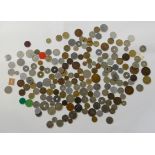 A collection of mainly foreign coins Condition Report: Available upon request