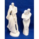 A Royal Doulton figure Wedding Day and a Coalport figure The Gift of Love Condition Report: