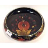A Moorcroft pomegranate pattern bowl, 23cm diameter Condition Report: crazed all over and has a