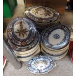 A Ridgeways pottery dinner service Condition Report: Available upon request