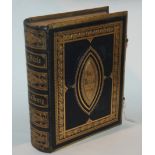 An early family illustrated bible with gilt-metal clasps Condition Report: Available upon request