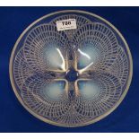 A Lalique coquilles bowl number 3201, chipped to rim Condition Report: Available upon request