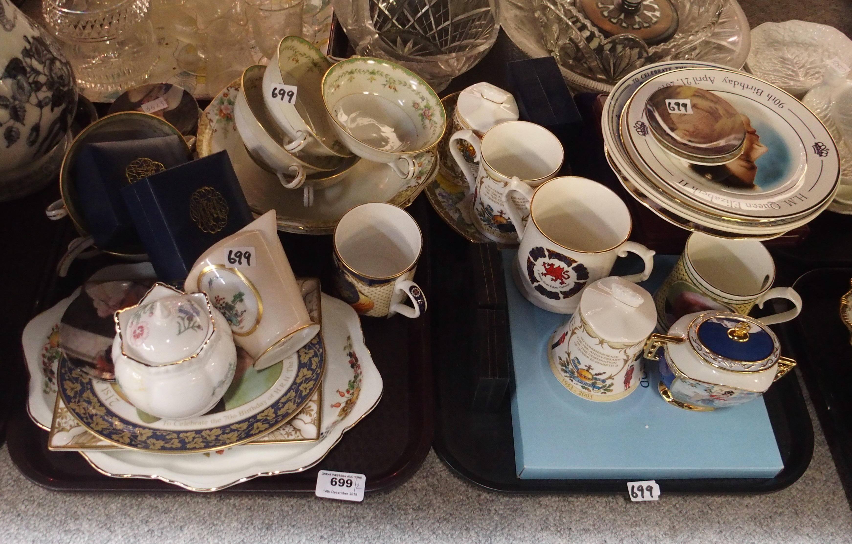 Assorted decorative ceramics, commemorative items etc Condition Report: Available upon request