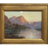 DAVID WATTS SSA Arrochar, Loch Long, signed, oil on canvas, 30 x 40cm Condition Report: Available