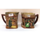 Two Royal Doulton Dickens jugs Condition Report: Both in good condition.