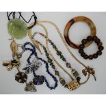 A collection of costume jewellery to include items by Jacobite, Hollywood etc Condition Report: