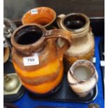 West German jug and assorted other items Condition Report: Available upon request