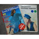 A large collection of knitting magazines etc Condition Report: Available upon request