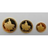 A cased 2019 Queen Victoria 200th Anniversary gold sovereign set - sovereign, half sovereign and