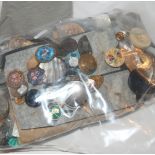 A collection of costume jewellery, buttons etc Condition Report: Available upon request