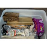 A large collection of miscellaneous including costume jewellery, glove stretchers etc Condition