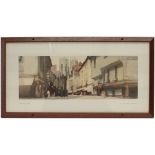 Carriage Print PETERGATE, YORK by Harry Tittensor R.I. from the LNER Pre-War series of 1937. In