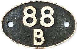 Shedplate 88B Cardiff East Dock 1950-1961, Cardiff Cathays 1961-1962, and a Subshed of Radyr and
