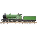 Live steam 3.5in gauge model of a Great Northern Railway Atlantic 4-4-2 No144. In good overall