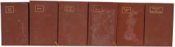 GWR original leather bound publicity books x6 which all came from the estate of Victor George