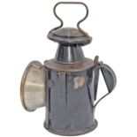 South Eastern Railway 3 Aspect handlamp stamped on the side SER and also stamped SER on the