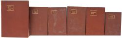 GWR original leather bound publicity books x6 which all came from the estate of Victor George