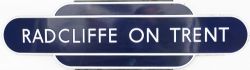 Totem BR(E) HF RADCLIFFE ON TRENT from the former Great Northern Railway station between Grantham