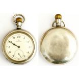 Port Talbot Railway nickel cased Railway Pocket Watch with top wind and top set Swiss lever movement