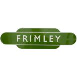 Totem BR(S) FF FRIMLEY from the former London and South Western Railway station between Ascot and