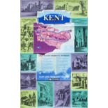 Poster BR(S) KENT SOME PLACES OF SPECIAL INTEREST by R. Lander. Double Royal 25in x 40in. In good
