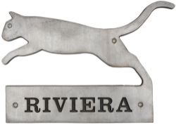 Riviera Trains cabside ownership plate ex Class 47 47848 named TITAN STAR. Cast aluminium in as
