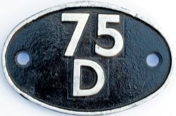 Shedplate 75D Horsham 1950-1959 then Stewarts Lane 1962-1973. Face restored with the BR(S) Eastleigh