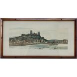 Carriage print DURHAM by John C. Moody from the LNER Pre War Series. In original frame, print