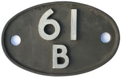 Shedplate 61B Aberdeen Ferryhill 1950-1966 famous for its allocation of A4 and A2 Pacifics. In