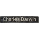 Nameplate CHARLES DARWIN ex BR class 60 60068. Built at Brush Loughborough as works number 970 in