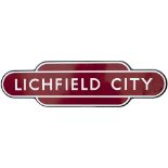 Totem BR(M) FF LICHFIELD CITY from the former London and North Western Railway station between