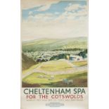 Poster BR(W) CHELTENHAM SPA FOR THE COTSWOLDS by Relf 1948. Double Royal 25in x 40in. In very good