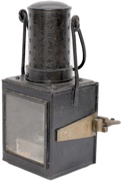 Great Western Railway flame proof tunnel inspection lamp stamped GWR four times in the body.