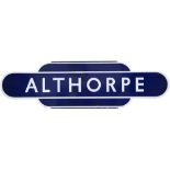 Totem BR(E) HF ALTHORPE ex Great Central Railway station between Thorne & Barnetby.