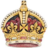 Canadian Pacific Railway cast aluminium Royal Crown as fitted to Canadian Pacific Railways 4-6-4