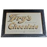 Advertising mirror FRY'S CELEBRATED CHOCOLATE 300 GOLD MEDALS & DIPLOMAS. In good condition and with