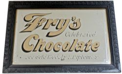 Advertising mirror FRY'S CELEBRATED CHOCOLATE 300 GOLD MEDALS & DIPLOMAS. In good condition and with