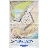 Poster BR(E) MABLETHORPE AND SUTTON-ON-SEA by Donald Blake. Double Royal 25in x 40in. In very good