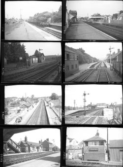 Approximately 50, medium format negatives. Includes Stations at Broadway, Savernake High Level,