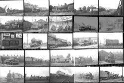 Approximately 140, 35mm negatives. Includes Glasgow Central, Carlisle, Edinburgh and Mallaig etc