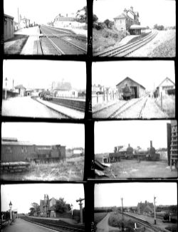 Approximately 52, medium format negatives. Includes mostly stations and some Industrials at Wells,
