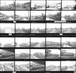 Approximately 120, 35mm negatives. Includes Worcester, Bournemouth, Templecombe and Salisbury etc
